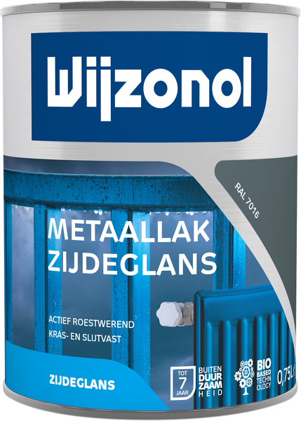 Wijzonol Metaallak Zijdeglans - RAL 7016