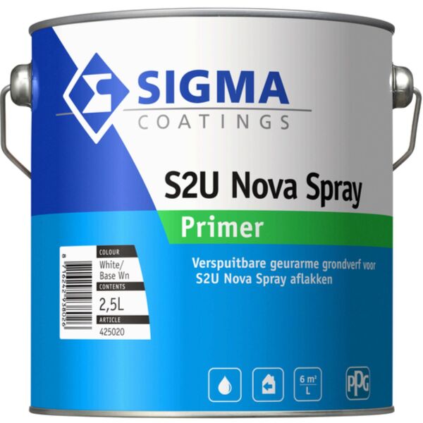 Sigma S2U Nova Spray Primer - 2,5L afbeelding