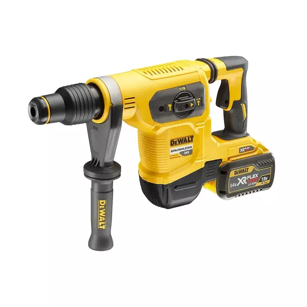 DeWALT DCH481X2 54V Li-ion Accu XR FlexVolt SDS-max Combihamer Set (2x 9.0Ah) In Koffer - 6J - Koolborstelloos - Detailed view of the product