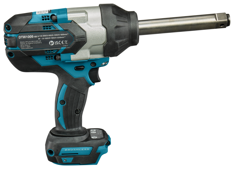 Makita DTW1005Z 18V Li-ion Accu Slagmoersleutel Body - 3/4''- 1700Nm - Detailed view of the product