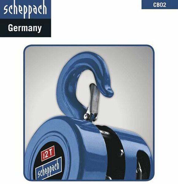 Scheppach CB02 Katrol Kettingtakel - 2000kg - Detailed view of the product