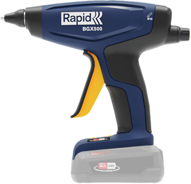 Rapid BGX500 18V Li-ion Accu Lijmpistool Body - Power4All - Detailed view of the product