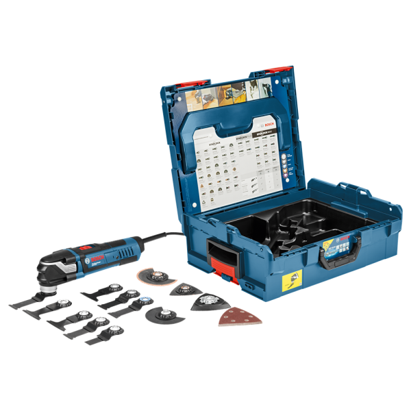 Bosch GOP 40-30 Multitool + 16 Delige Accessoireset In L-Boxx - 400W - Detailed view of the product