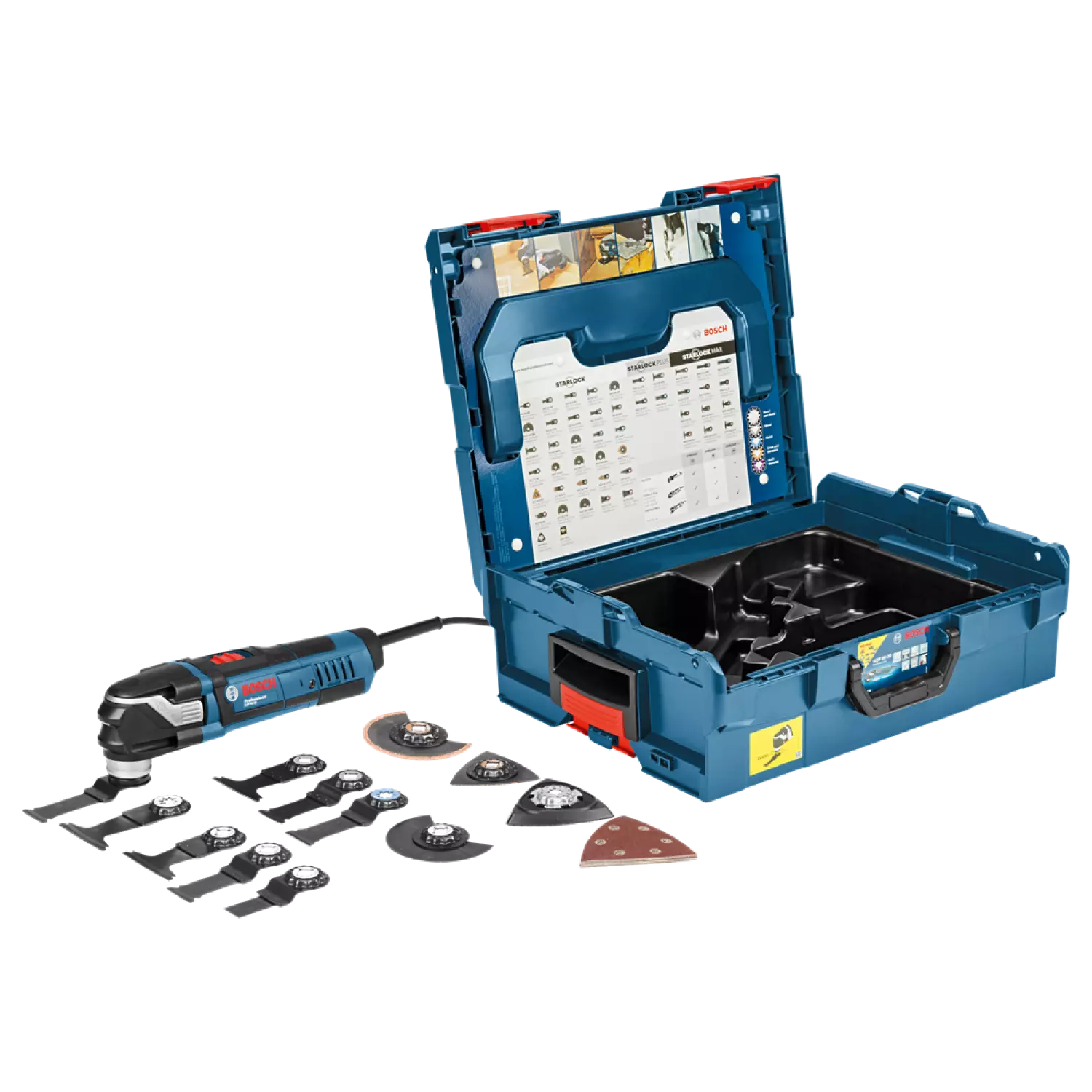 Bosch GOP 40-30 Multitool + 16 Delige Accessoireset In L-Boxx - 400W thumbnail 3