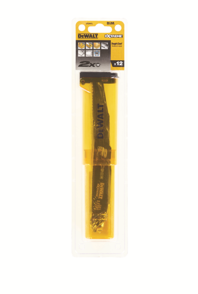 DeWALT DT2441L 12 Delige Reciprozaagbladen Set In Koker - Hout/Metaal/Hout Met Spijkers - Detailed view of the product