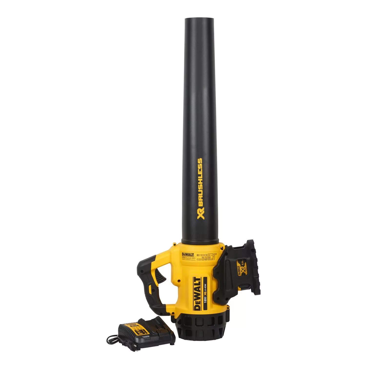 Gereedschapcentrum DeWALT DCM562P1 18V Li-Ion Accu Bladblazer Set (1x 5,0Ah Accu) - 145 Km/h aanbieding