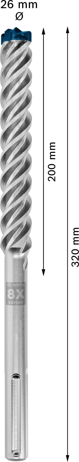 Bosch 2608900245 EXPERT Hamerboor SDS Max-8X - 26x200x320mm thumbnail 4