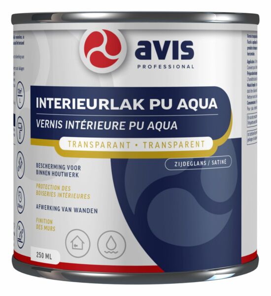 avis interieurlak pu aqua zijdeglans 0.5 ltr