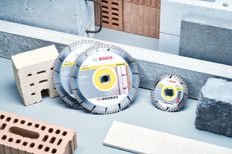 Bosch 061599760Z Diamantschijf 230mm (2st) + 125mm X-lock (1st) - Detailed view of the product