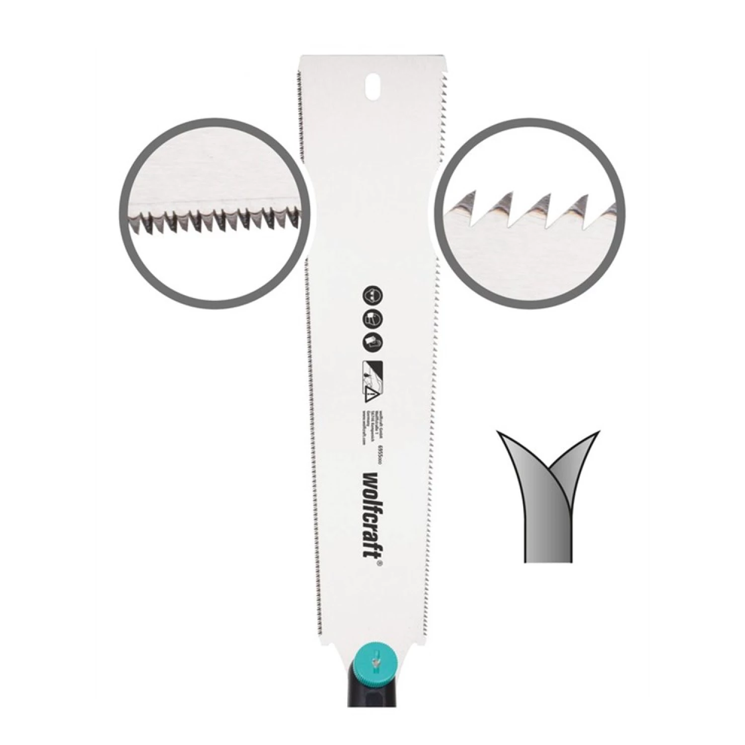 Wolfcraft 6955000 Japanse Zaag - 330mm - 17 TPI thumbnail 3