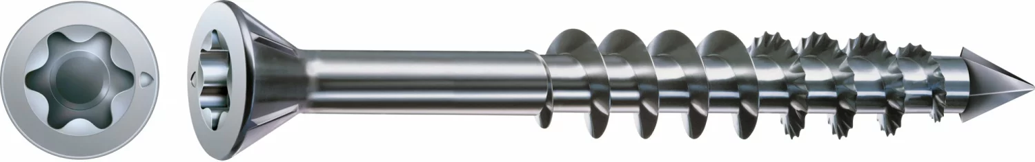 SPAX MDF Schroeven Verzonken Kop - Deeldraad - T15 - 3.5x50 Mm (200st)