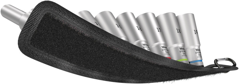 Wera 5004545001 Belt B Deep 1 9-delige Doppenset Incl. Houder - 3/8" - Detailed view of the product