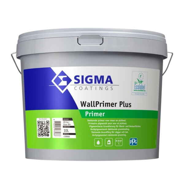 Sigma Wallprimer plus - 100% Wit - 10L