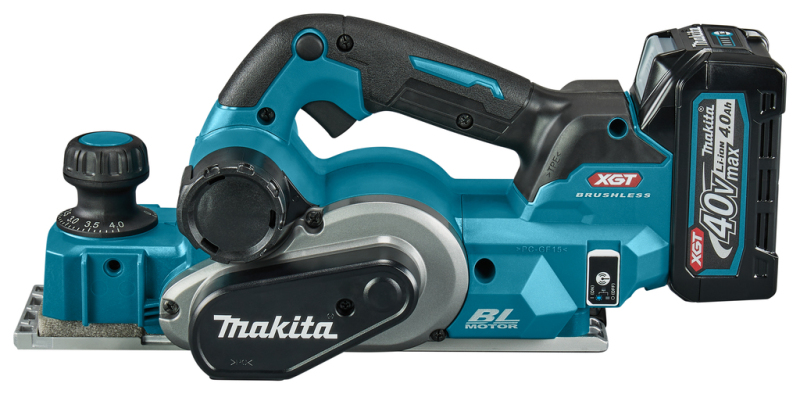 Makita KP001GM202 40V Max Li-Ion Accu Schaafmachine Set (2x 4,0Ah) Incl. AWS Zender In Mbox - 82mm - Detailed view of the product