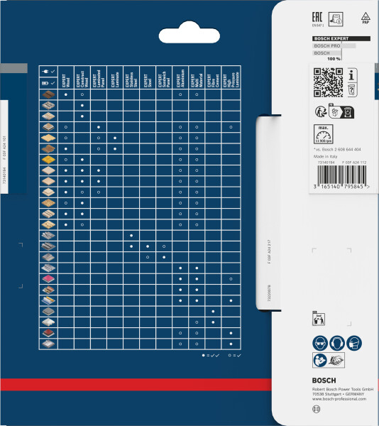 Bosch 2608644018 Expert Cirkelzaagblad - 160 X 20 X 48T - Hout - Carbide - Detailed view of the product