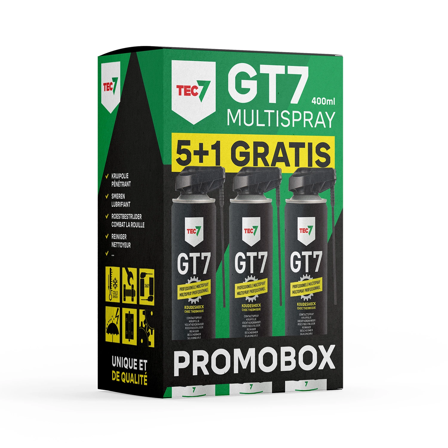 TEC7 GT7 Multispray 400ML 5+1 Promobox