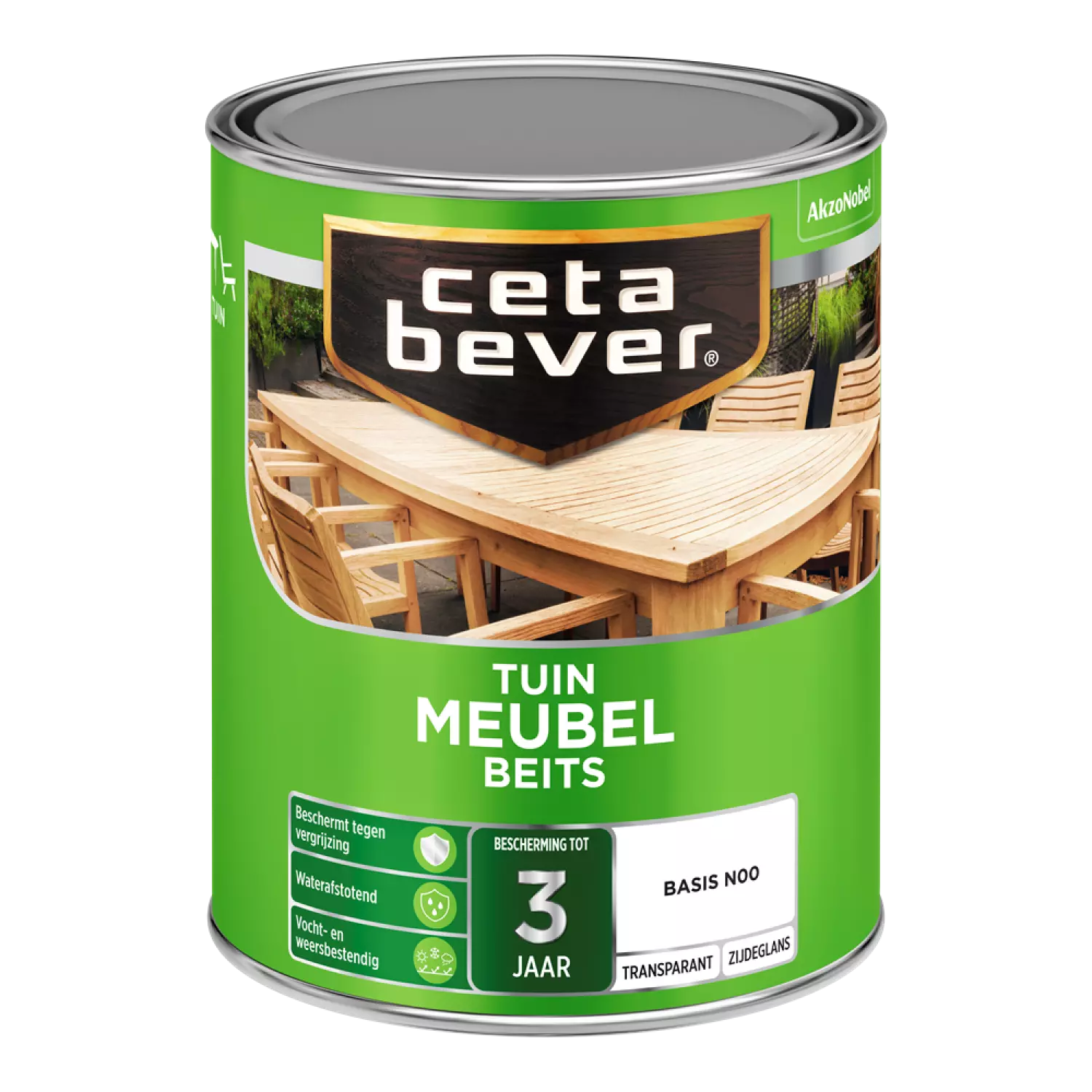 Cetabever Tuinmeubelbeits - Op Kleur Gemengd - 1L