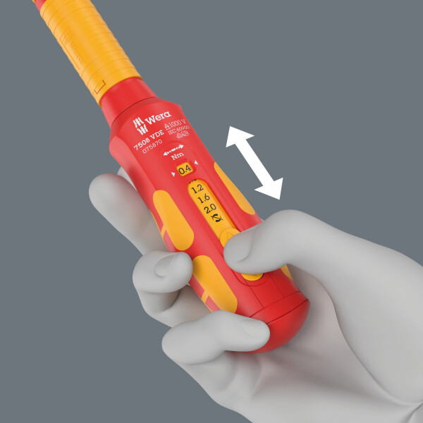 Wera 05006633001 23-delige Kraftform Kompakt VDE Safe-Torque Speed Schakelkast Set 1 Wisselklingenset In Etui - Detailed view of the product