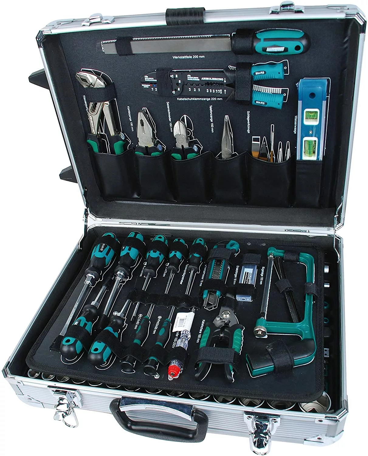 Brüder Mannesmann 29077 Gereedschapset In Trolley - 159-delig thumbnail 2