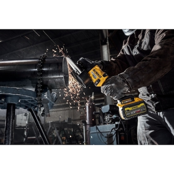 DeWALT DCG440N-XJ - 54V Li-ion XR FlexVolt Accu Haakse Slijper Body - 180 Mm - Detailed view of the product