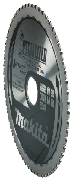Makita E-12843 Efficut Cirkelzaagblad RVS/Staal - 185x30x1,4mm 60T - Detailed view of the product