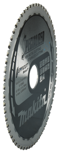 Makita E-12843 Efficut Cirkelzaagblad RVS/Staal - 185x30x1,4mm 60T - Detailed view of the product