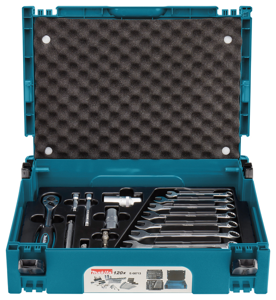 Makita E-08713 Gereedschapset In Mbox Nr. 1 - 120-delig - Detailed view of the product