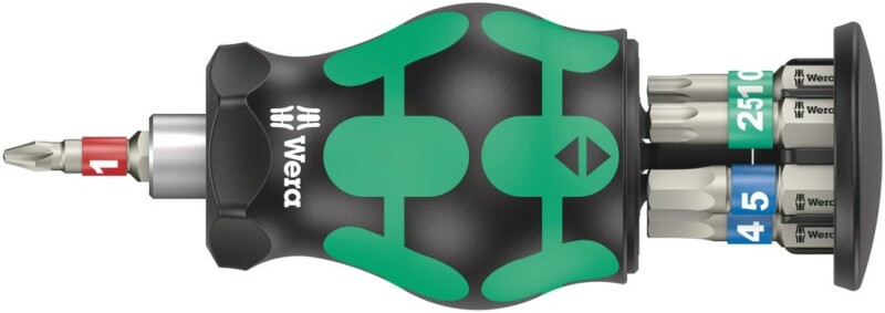 Wera 05004179001 Kraftform Kompakt Stubby Magazin Bicycle Set 11 Bitschroevendraaier - 7 In 1 Multi-bit - Default image for the product