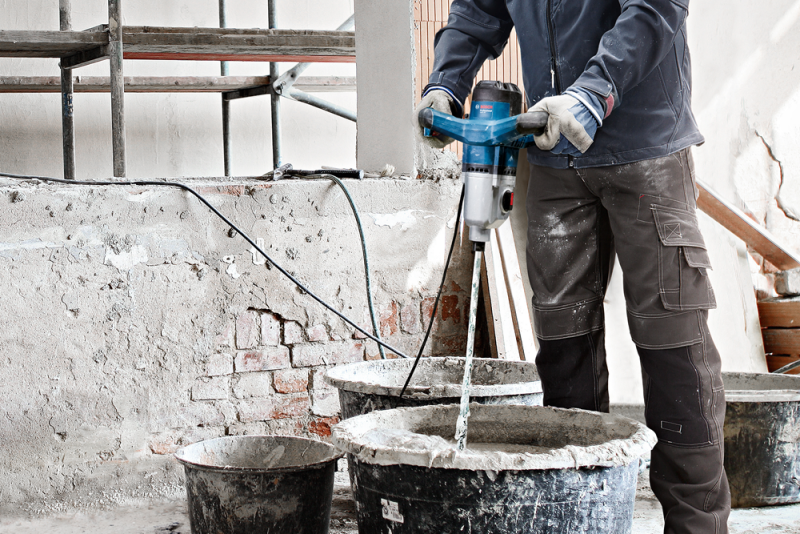 Bosch GRW 140 Mengmachine - M14 - 1400W - Detailed view of the product