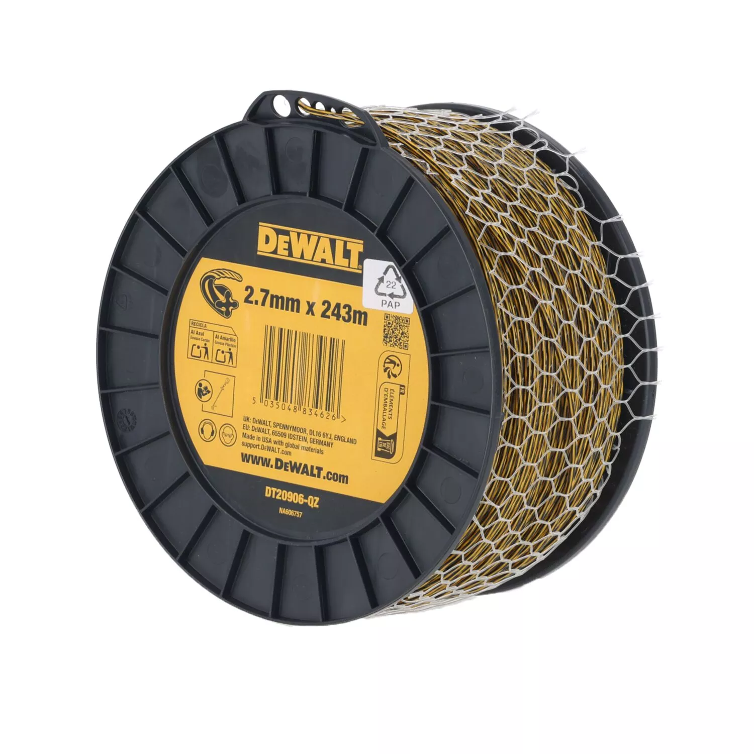 DeWALT DT20906 Trimmerdraad Voor Commercial Trimmers - 210m - 2.7mm thumbnail 3