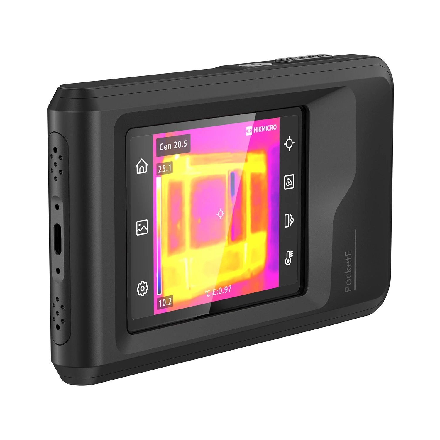 HIKMICRO PocketE Warmtebeeldcamera -20°C T/m 150°C - 96 X 96px - 4GB - IP54