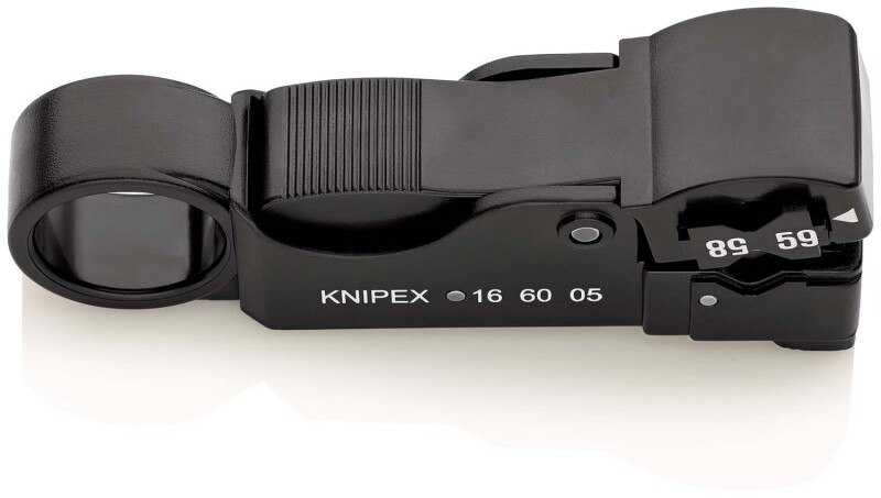 Knipex 16 60 05 SB Kabelstripper Voor Coax-kabel - 105mm - Detailed view of the product