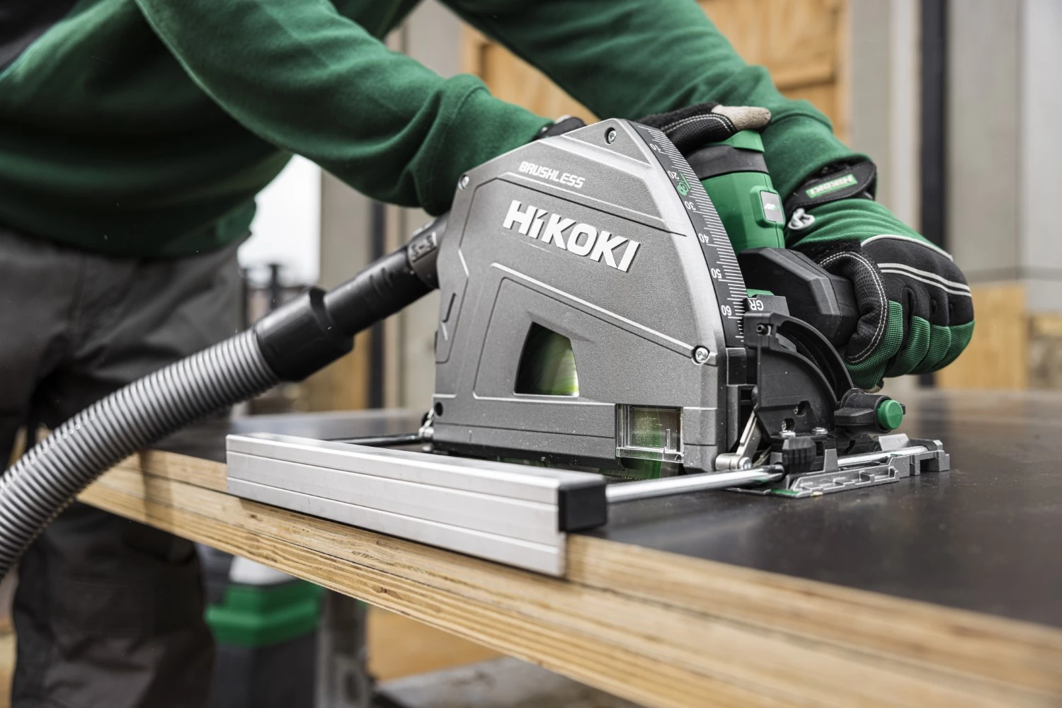 HiKOKI C3606DPAWVZ 36V (18v/36V) Li-ion Accu Invalzaag Set (2x 2.5/5.0Ah Accu) In HSC - 165mm thumbnail 4