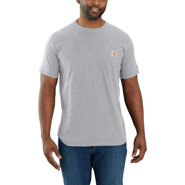 Carhartt Force Pocket T-Shirt Heather Gray - M - Default image for the product