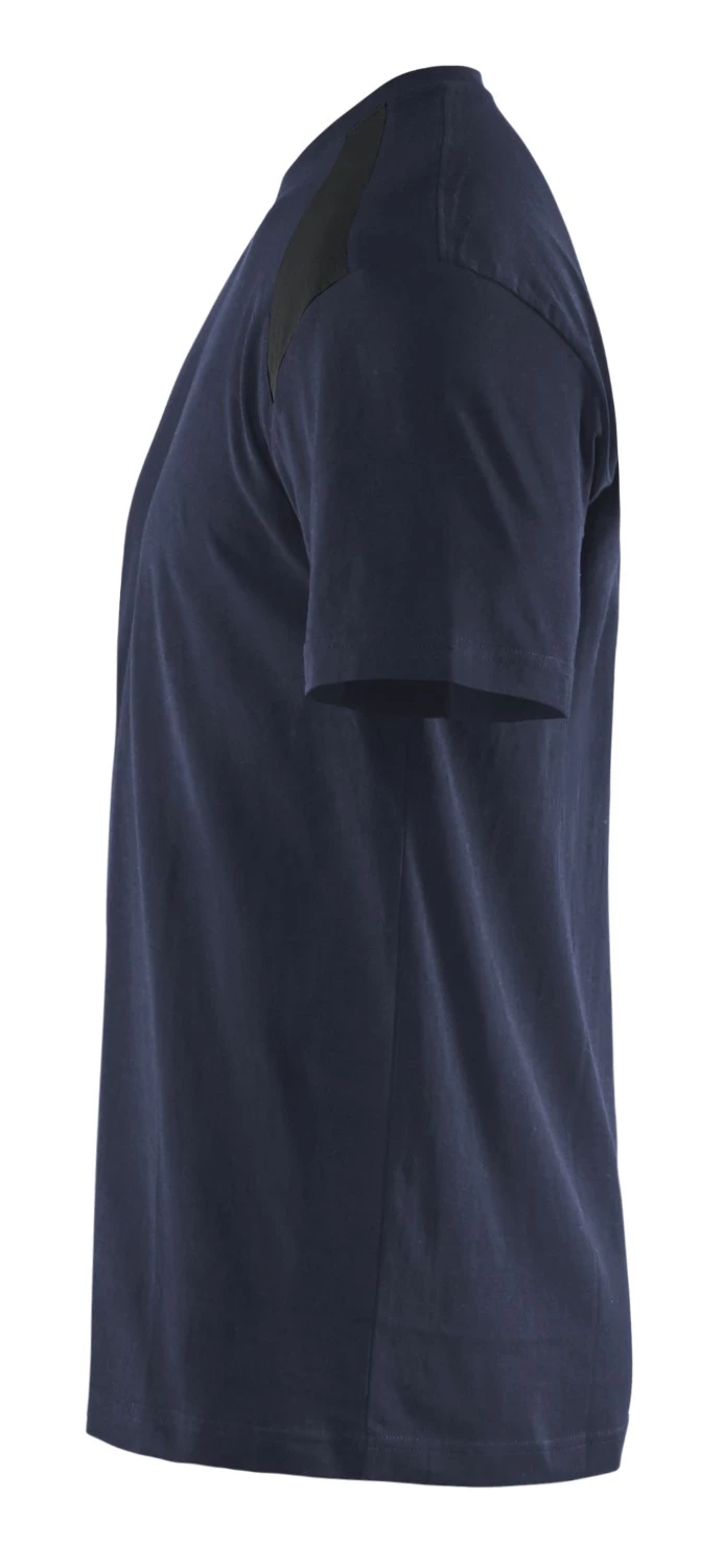 Blåkläder 3379 T-shirt Bi-colour - Donker Marineblauw - XXL thumbnail 3