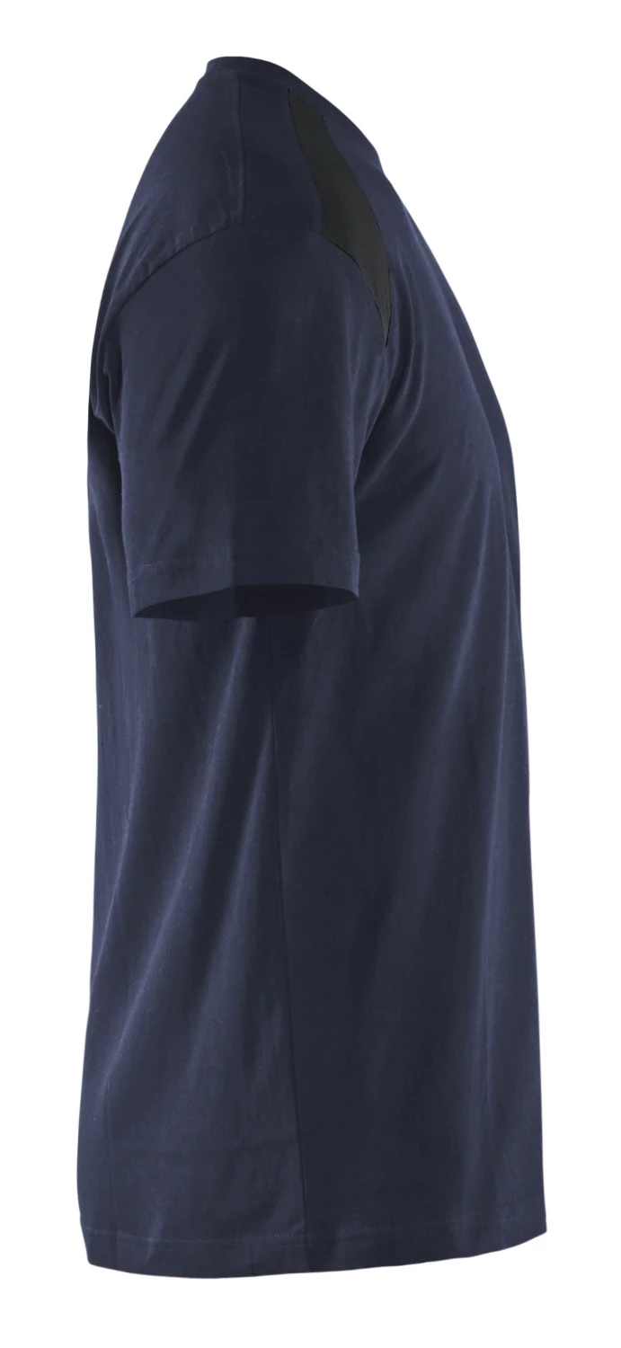Blåkläder 3379 T-shirt Bi-colour - Donker Marineblauw - XXL thumbnail 4