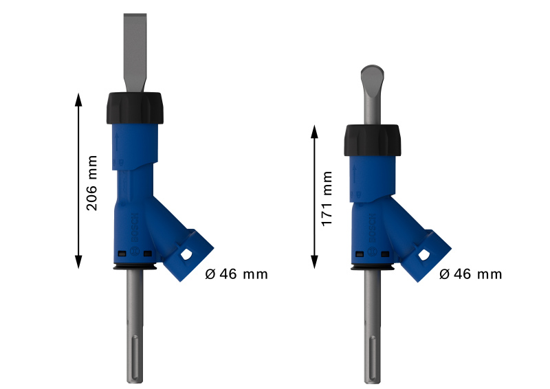 Bosch 2608901477 EXPERT SDS Clean SDS Max Adapter Voor Platte Beitel - 25x400mm - Detailed view of the product