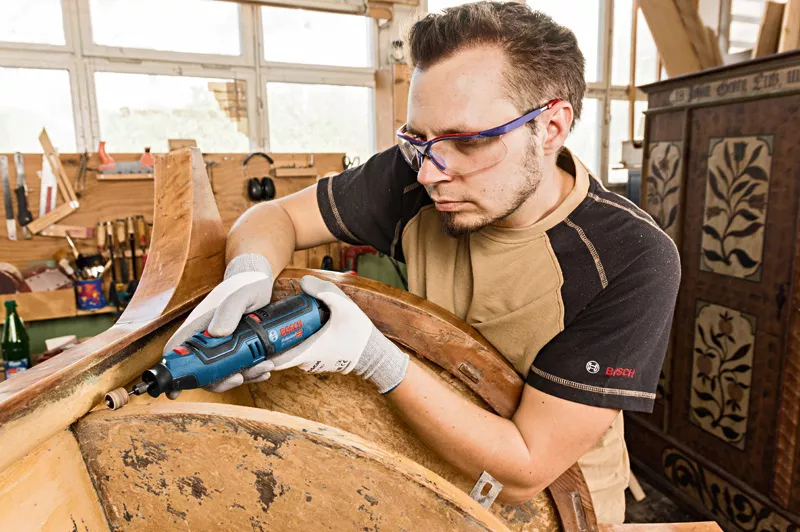 Bosch GRO 12V-35 12V Li-Ion Accu Multitool Body In L-Boxx - Detailed view of the product
