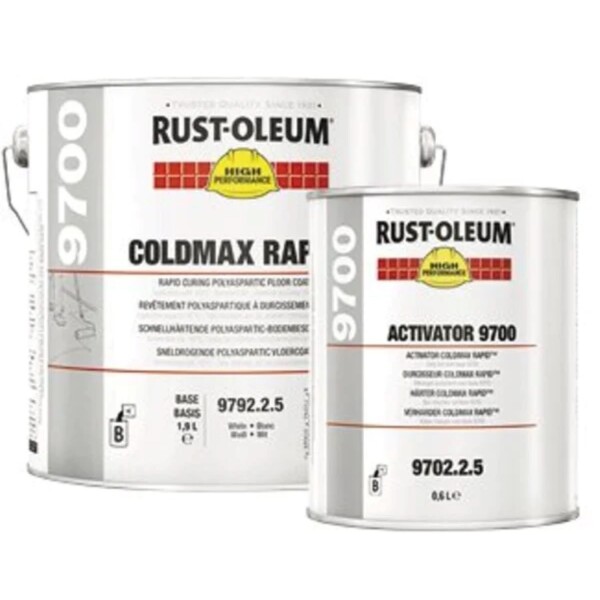 Rust-Oleum 9700 Coldmax Rapid - RAL 7016 Antracietgrijs - 1,75L Incl. Rust-Oleum Coldmax Rapid Activator - 0,75L
