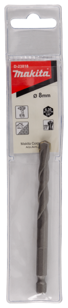 Makita D-23818 1/4"DIN Steenboor - 8x100mm - Detailed view of the product