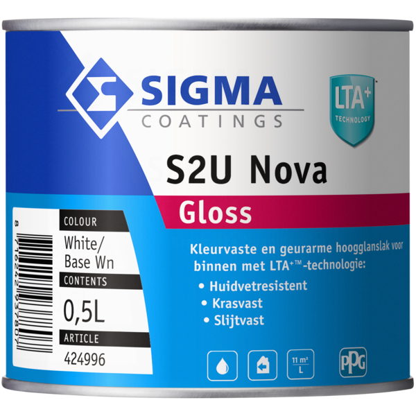 sigma s2u nova gloss kleur 500 ml