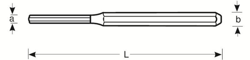 Bahco 3734N-4-150 Doorslag - 4x9x150mm - Detailed view of the product