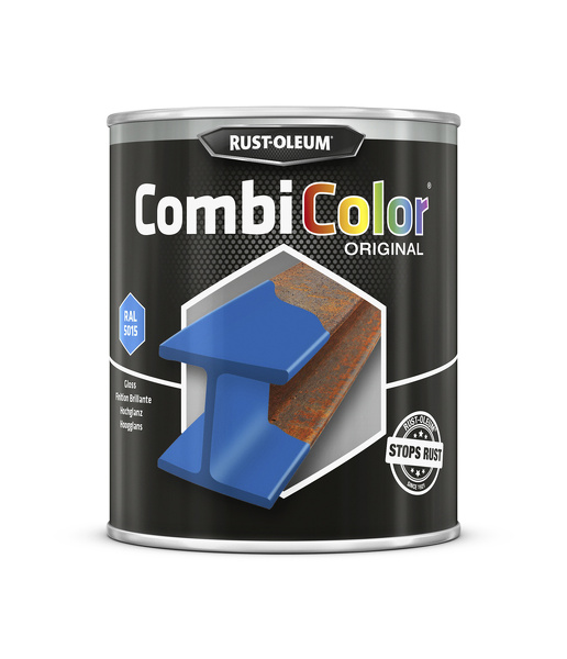 Rust-Oleum Combicolor Hoogglans - RAL 5015 Hemelsblauw - 0,75L