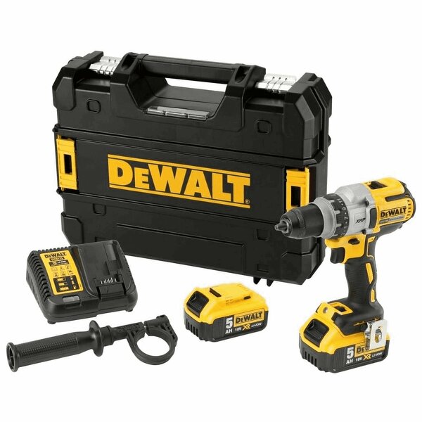 DeWALT DCD991P2 18V Li-Ion Accu Schroef-/boormachine Set (2x 5.0Ah Accu) In Koffer - Koolborstelloos EAN: 5035048644430