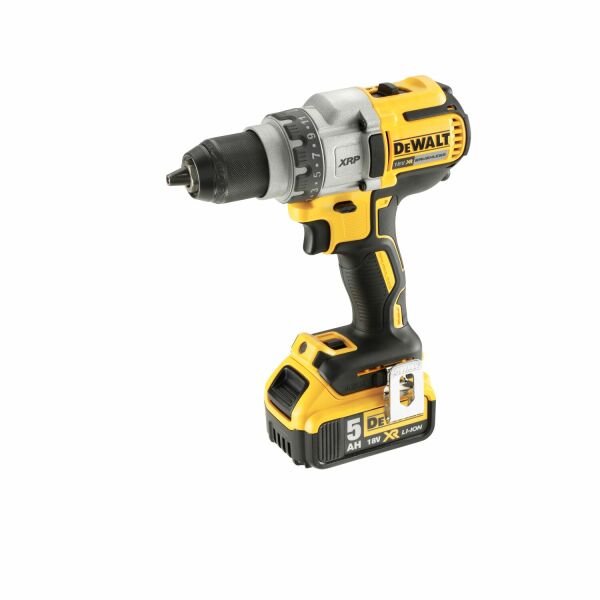 DeWALT DCD991P2 18V Li-ion XR Accu Boor-/schroefmachine Set (2x 5.0Ah) In Koffer - Koolborstelloos - Detailed view of the product