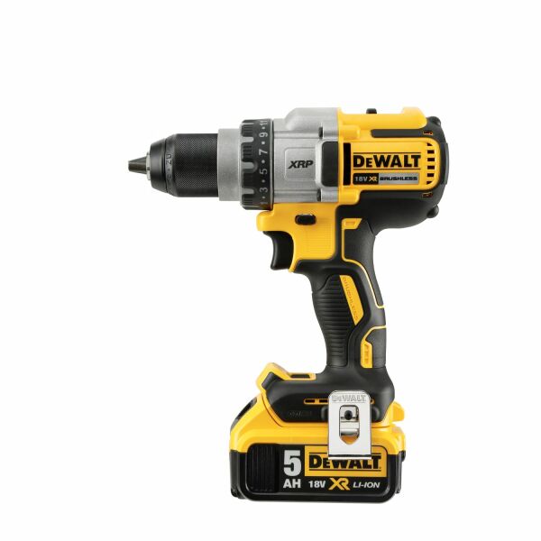 DeWALT DCD991P2 18V Li-ion XR Accu Boor-/schroefmachine Set (2x 5.0Ah) In Koffer - Koolborstelloos - Detailed view of the product
