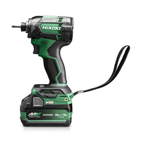 HiKOKI WH18DCWHZ Accu Slagschroevendraaier - 1/4"- 18V Incl. 2x 4,0Ah Accu's En Lader In HSC II - Detailed view of the product