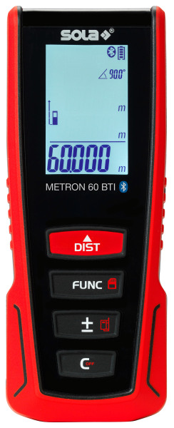 Sola METRON 60 BTI Afstandsmeter In Tas - Bluetooth - 60m - IP54 - Default image for the product