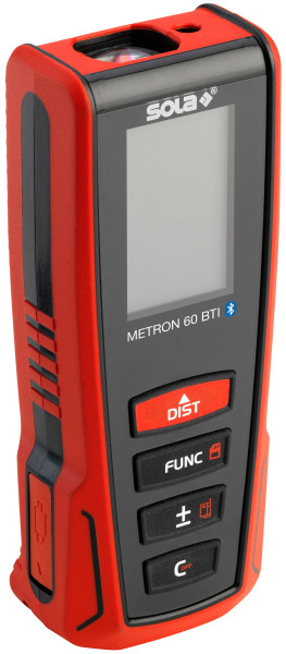 Sola METRON 60 BTI Afstandsmeter In Tas - Bluetooth - 60m - IP54 - Detailed view of the product
