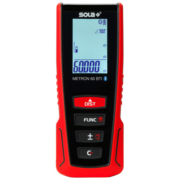 Sola METRON 60 BTI Afstandsmeter In Tas - Bluetooth - 60m - IP54 - Default image for the product